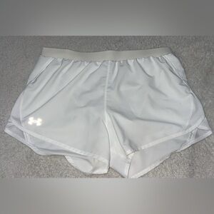 Under Armour Women's White Athletic Shorts